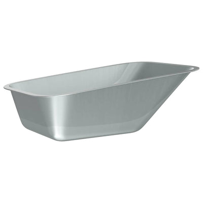 Vidaxx remplacement pour tiroir de brouette argent 88 x 60 x 32 cm acier