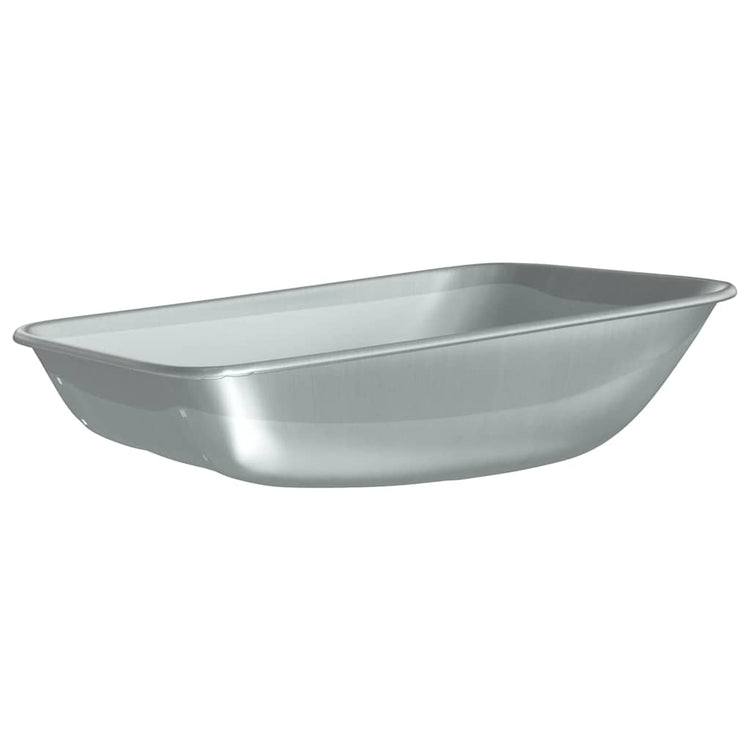 Vidaxx remplacement pour tiroir de brouette argent 80 x 60 x 25 cm acier