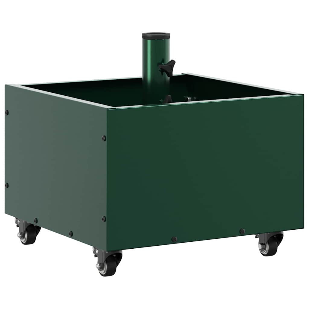 Vidaxx pied de parasol vert 45 x 45 x 45 cm acier