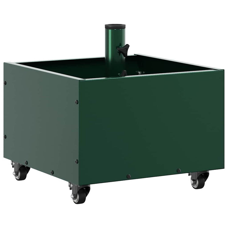 Vidaxx pied de parasol vert 45 x 45 x 45 cm acier
