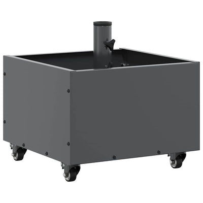 Vidaxl pied de parasol anthracite 45 x 45 x 45 cm acier