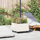 Vidaxl pied de parasol blanc 45 x 45 x 45 cm acier