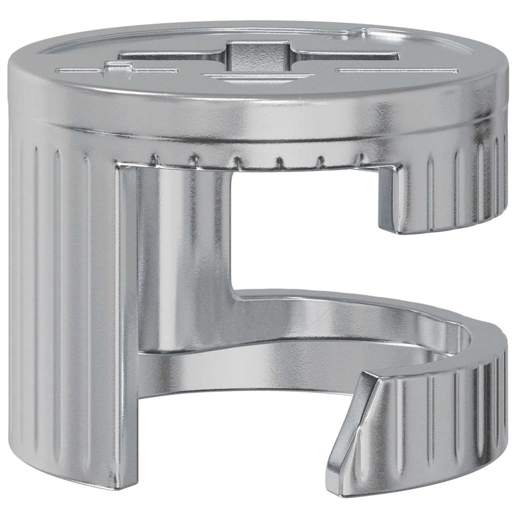 Vidaxl écrous de blocage à came 2 pcs argent 15 x 11,5 mm acier