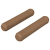 Vidaxxl chevilles en bois 2 pcs marron ø8 x 35 mm bois massif