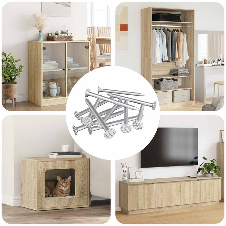 VidaXL clous pour bois 100000 pcs métal argenté