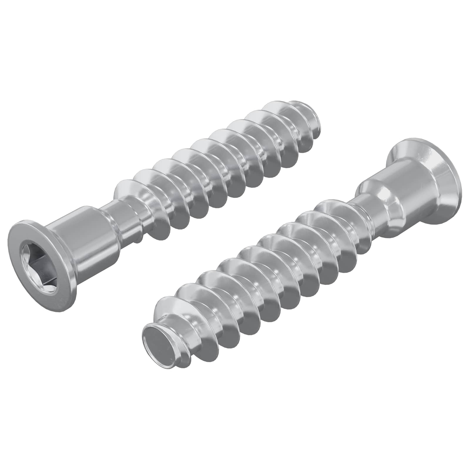Vidaxx boulon à capuchon principal 2 pièces argent m7 x 40 mm acier