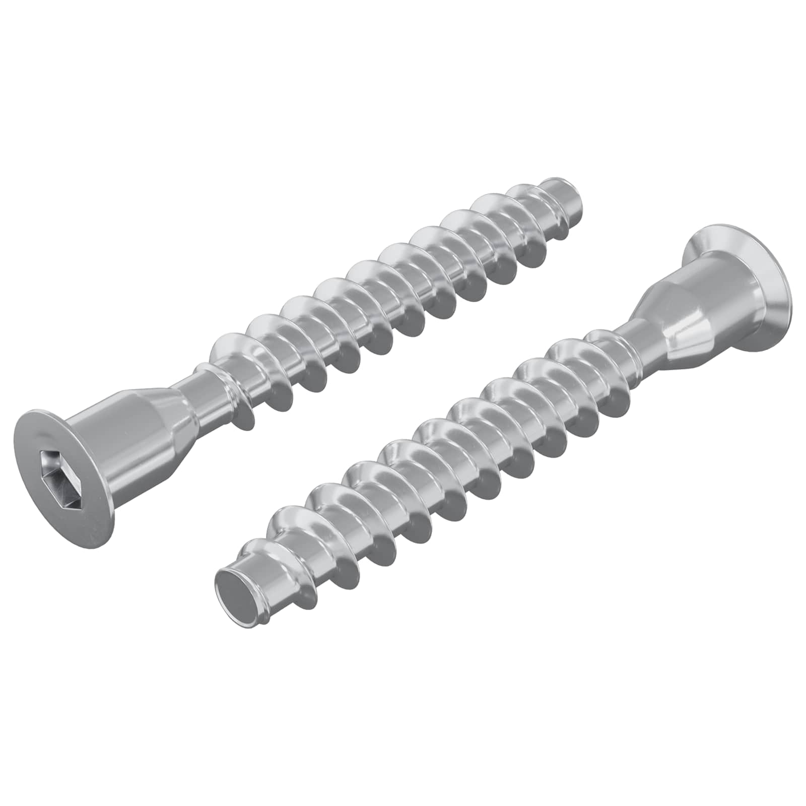 Vidaxx vis de montage 2 pcs argent ø7 x 50 mm métal