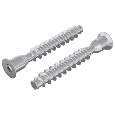 Vidaxx vis de montage 2 pcs argent ø7 x 50 mm métal