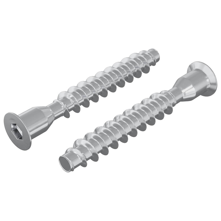 Vidaxx vis de montage 2 pcs argent ø7 x 50 mm métal