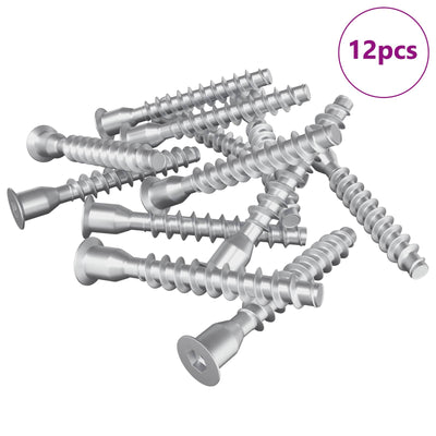 Vis de montage Vidaxx 12 pcs argent ø7 x 50 mm métal
