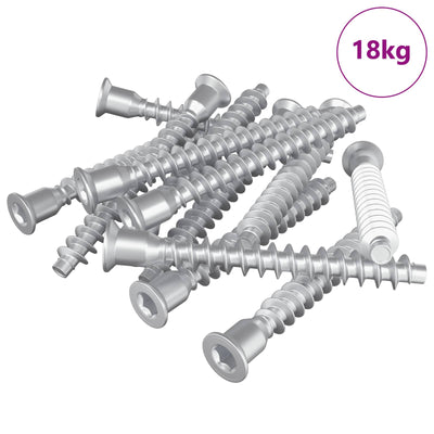Vis de montage Vidaxx 2100 pcs métal argenté