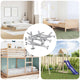 Vidaxxl vis à bois 1900 pcs acier argenté