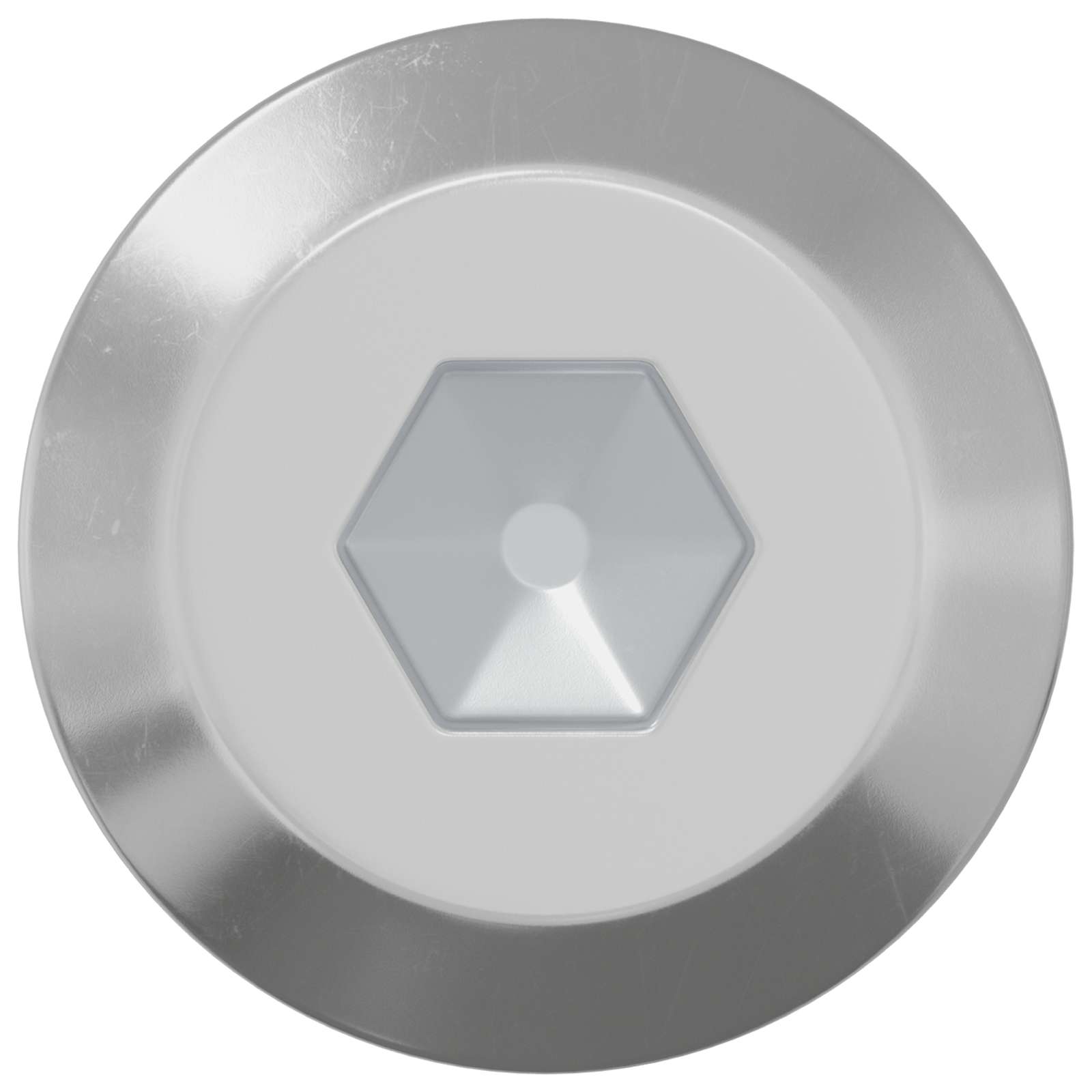 Vidaxl boulon 2 pcs argent m6 x 60 mm acier