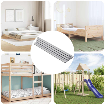 VidaXL tige filetée 800 pcs acier argenté