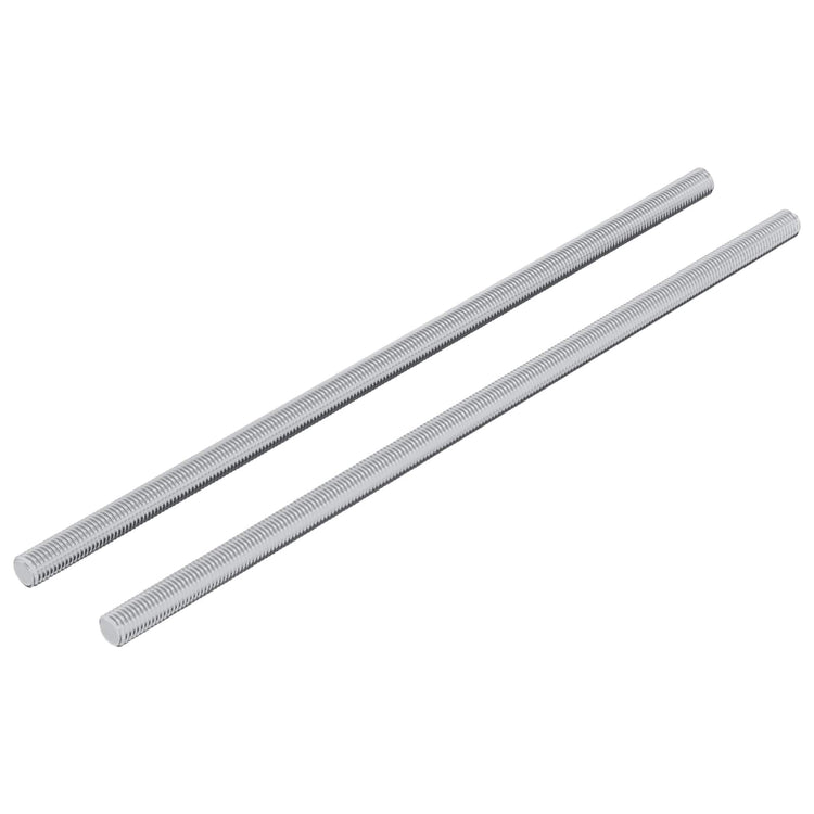 Vidaxxl tige filetée 2 pcs argent 6 x 170 mm acier