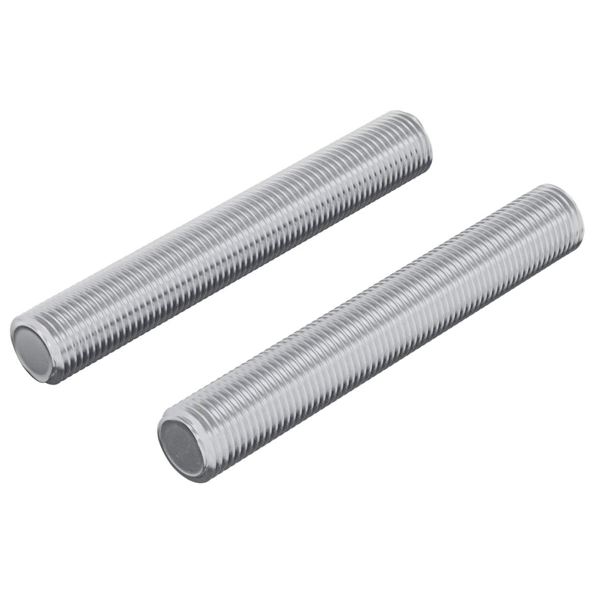 Vidaxxl tige filetée 2 pcs argent 8 x 55 mm acier