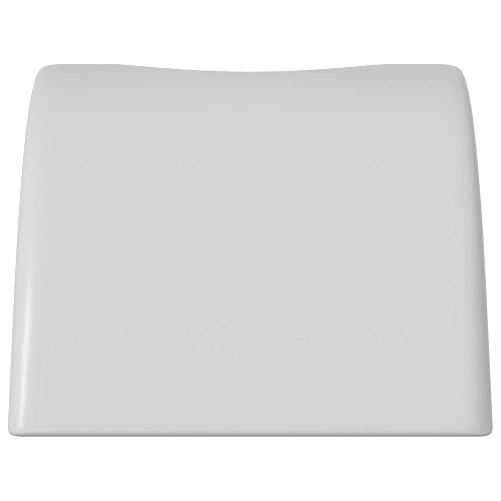 VidaXL rondelle demi-lune 12 pcs blanc m6 polypropylène