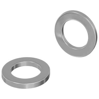 Vidaxl rondelles 2 pcs argent 10 x 10 x 1,2 mm acier