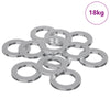 Vidaxl rondelles 50000 pcs fer argenté