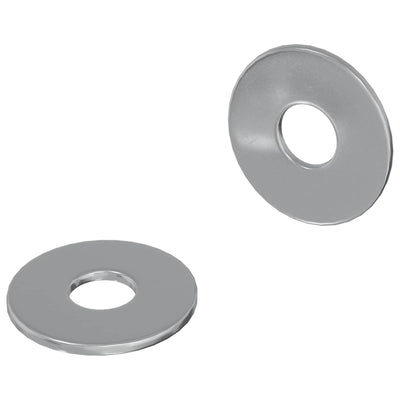 Vidaxl rondelles 2 pcs argent 18 x 18 x 1,2 mm fer