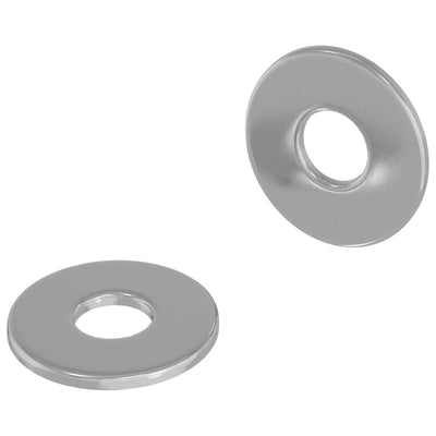 Vidaxl rondelles 2 pcs argent 12 x 12 x 1,2 cm fer