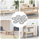VidaXL rondelles 33962 pcs fer argenté