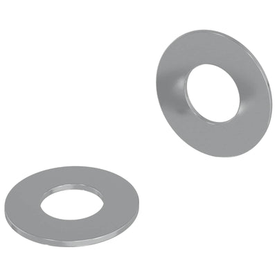 Vidaxl rondelles 2 pcs argent 16 x 16 x 1,5 cm fer