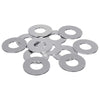 Vidaxl rondelles 12 pcs argent 16 x 16 x 1,5 cm fer