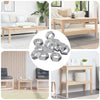 Vidaxl écrous hexagonaux 12 pièces argent m6 fer