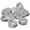 Vidaxl écrous hexagonaux 12 pièces argent m8 fer