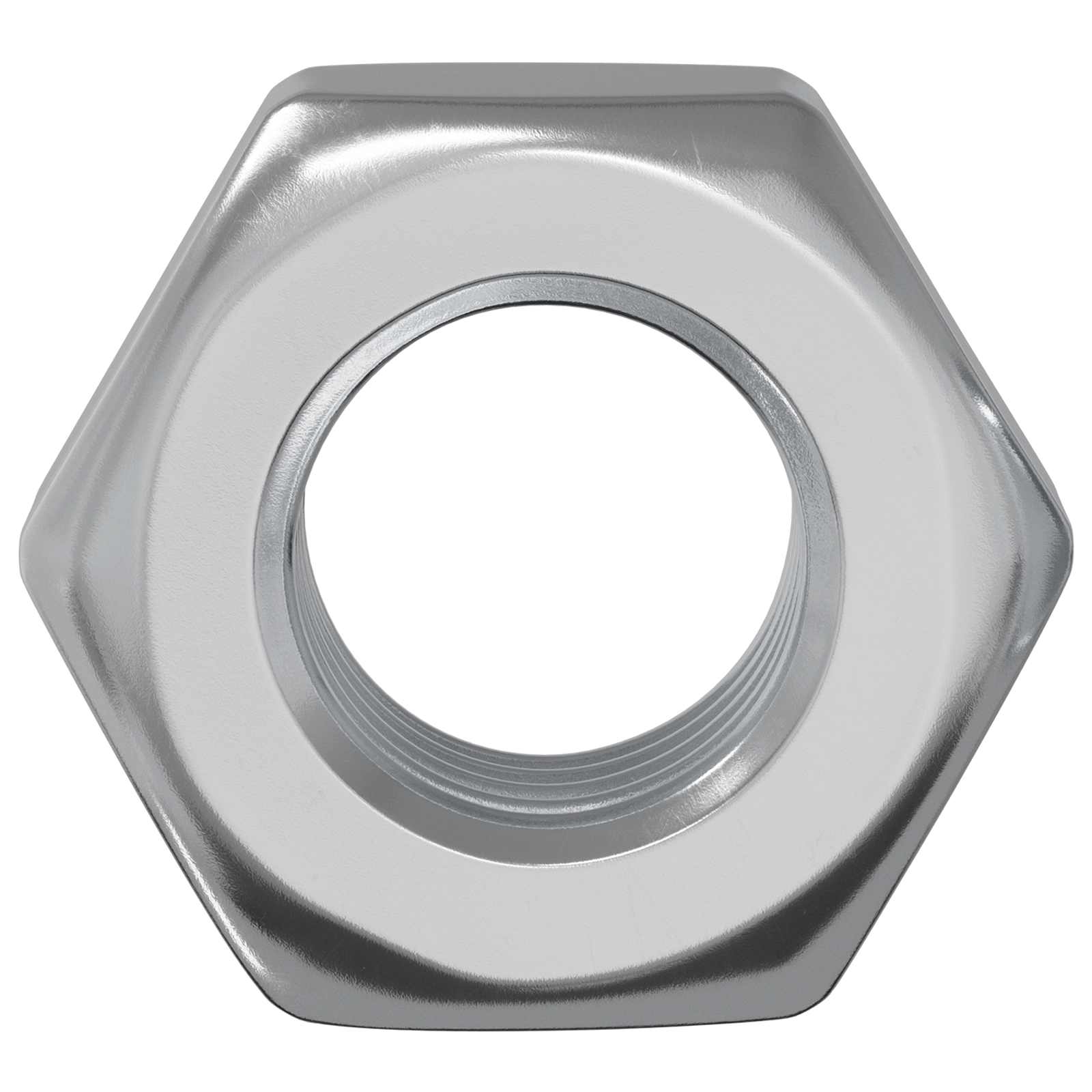 Vidaxl écrous hexagonaux 12 pièces argent m8 fer