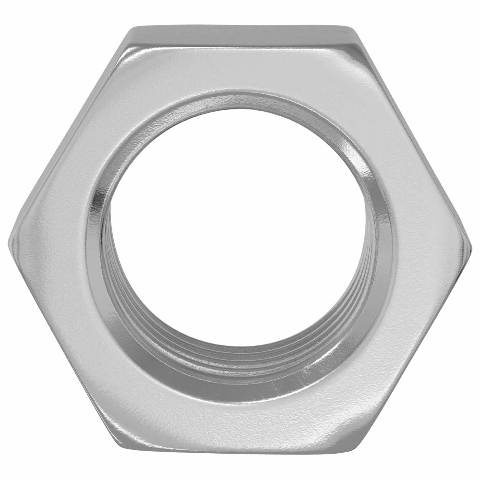 Vidaxl écrou hexagonal 12 pcs argent m6 fer
