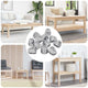 VidaXL écrous eikel 3913 pcs fer argenté