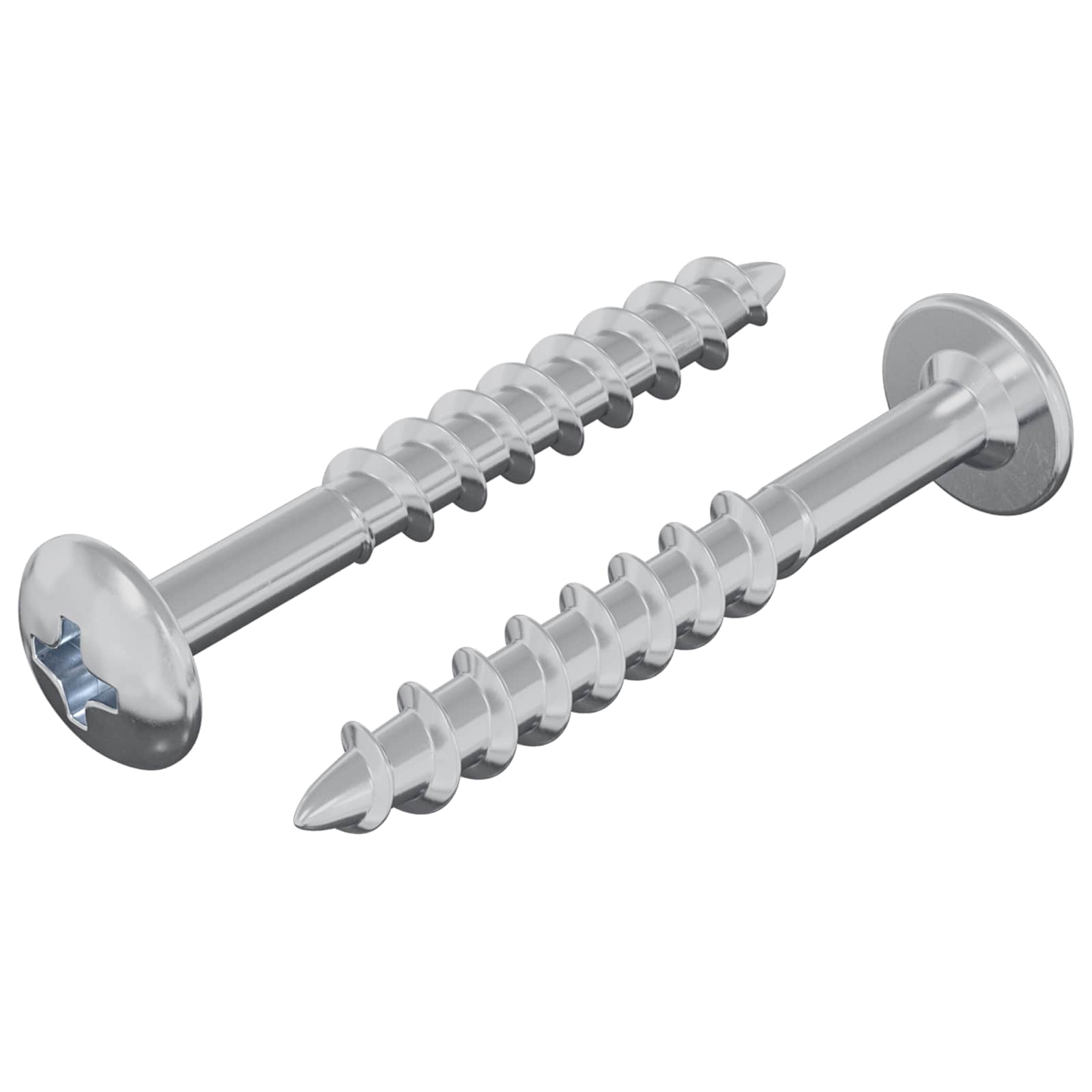 Vidaxl boulon 2 pcs argent 9,8 x 35 mm fer
