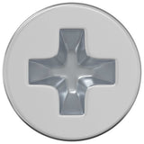 Vidaxl vis à tête fraisée 12 pcs argent m4 x 6 mm fer - afbeelding 3