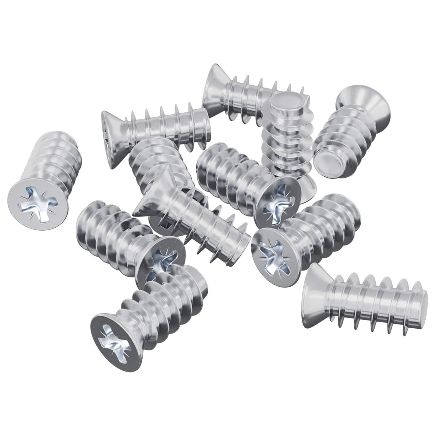 Vidaxxl boulon 10909 pcs argent m6 x 12 mm fer