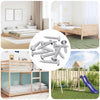 Vidaxl clou autotaraudeur 12 pcs acier galvanisé 4 x 25 mm
