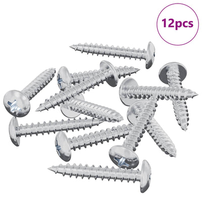 Vidaxl clou autotaraudeur 12 pcs acier galvanisé 4 x 25 mm