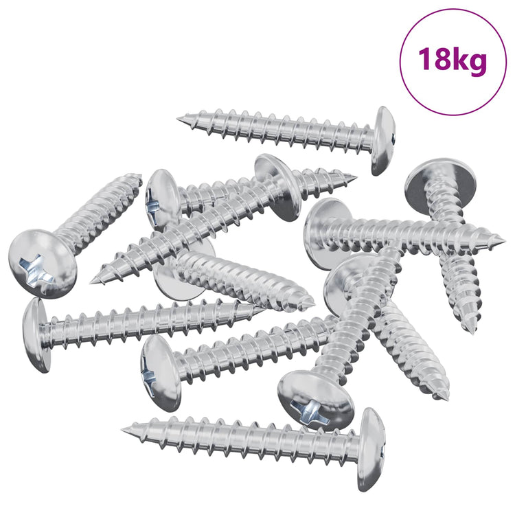 Vidaxl clou autotaraudeur 9231 pcs acier galvanisé