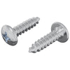 Vidaxl boulon 2 pcs argent m4 x 16 mm acier
