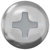 Vidaxl boulon 12 pcs argent m4 x 16 mm acier