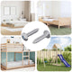 Vidaxxl vis à bois 2 pcs argent m4 x 20 mm acier