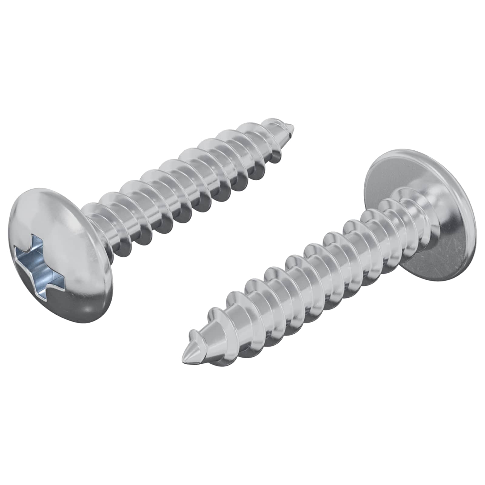 Vidaxxl vis à bois 2 pcs argent m4 x 20 mm acier
