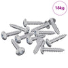 Vidaxxl vis à bois 10976 pcs acier argenté