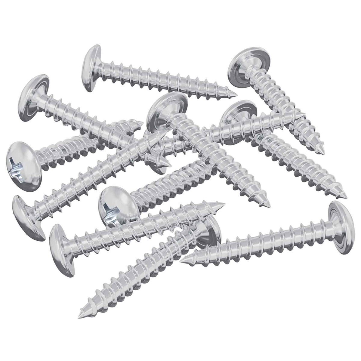 Vidaxxl vis à bois 12 pcs argent m4 x 25 mm acier