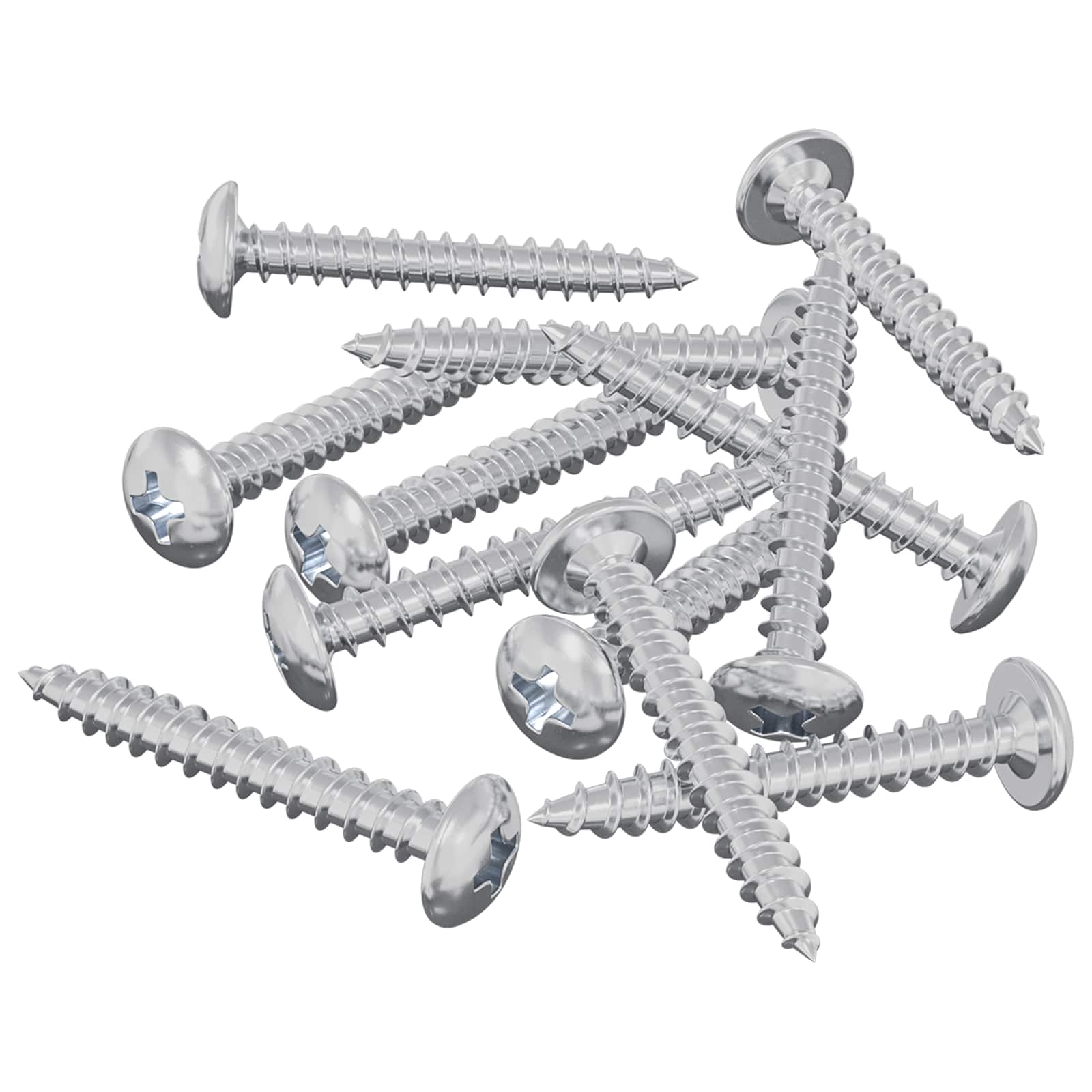 Vidaxxl vis à bois 12 pcs argent m4 x 28 mm acier