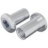 Vidaxl contre-écrou 2 pcs nickel m6 x 25 mm acier - afbeelding 2