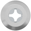 Vidaxl contre-écrou 2 pcs nickel m6 x 25 mm acier