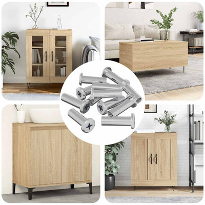 VidaXL contre-écrou 2857 pcs acier argenté