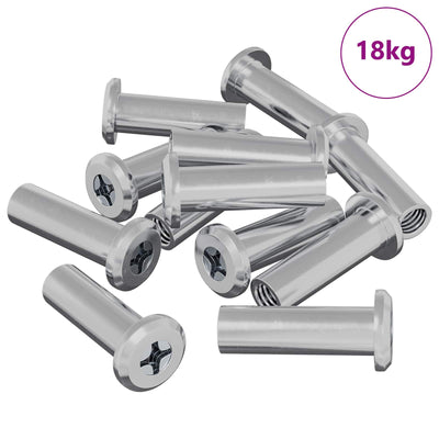 VidaXL contre-écrou 2857 pcs acier argenté